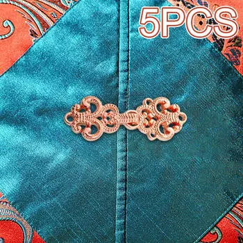 5 шт. застежек-зажимов для пальто, платьев, свитеров и нарядов золотой