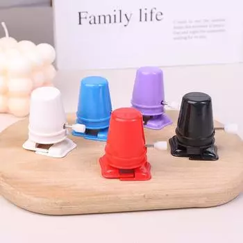 5 шт., Заводной робот с ногами, ходячие игрушки, движения, глиняные детали для рукоделия, заводные игрушки, ремонт своими руками, фитинги, принадлежности для детей фиолетовый