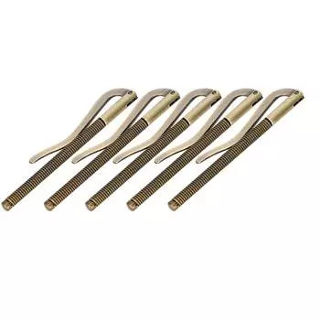 5 шт. зажим для денег из гальванизированной стали с высокой твердостью пружины 85 мм для кожаного кошелька Antique