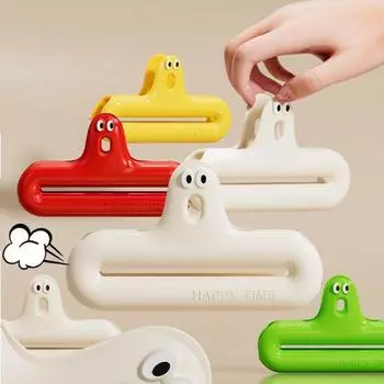 5 шт. зажим для хранения пищевых пакетов из АБС-пластика, зажим для герметика для хранения пищевых продуктов, зажим для пакетов для сухого молока, зажим для пакетов для закусок белый