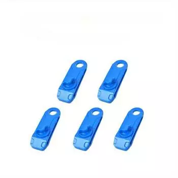 5 шт. зажим для навеса палатки, ветровой трос, многоразовые зажимы, пряжка для тента, аксессуары для кемпинга, альпинизма синий