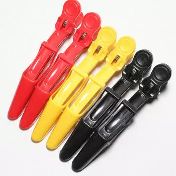 5 шт. зажим для волос алюминиевый пластиковый парикмахерский салон стрижка инструмент для укладки секция 5pcs