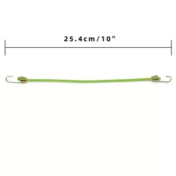 5 шт. Зеленый черный эластичный канат 25-30 см багажный шнур новый фиксированный крюк уличный инструмент зелёный