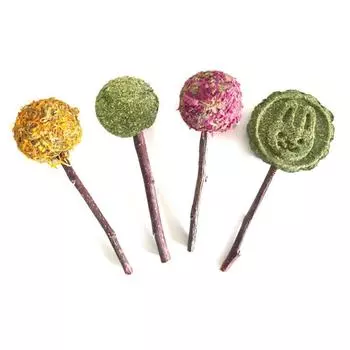 5 шт. жевательных игрушек для кроликов, сено для хомяка, шарики Тимоти, деревянные палочки, веточки, трава, игрушка для маленьких домашних животных, кроликов, морских свинок, чистка зубов