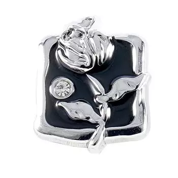 5 шт. Золотая усовершенствованная розовая пуговица с эффектом ощущений, модные стразы, изящные металлические украшения для одежды, серебристые 18mm