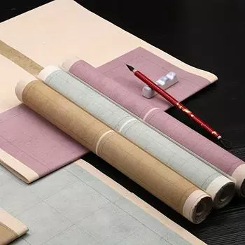 5 штук четырехфутовой фолио-батик квадратной сетки с печатью из рисовой бумаги. Полусырая и полуприготовленная, идеальная антикварная чистая рисовая бумага A