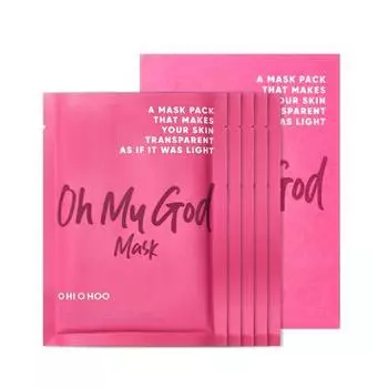 5 штук маски Ohiohu Oh My God, набор корейских масок