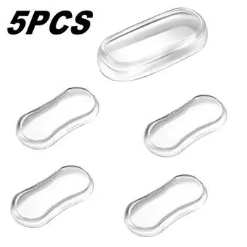 5 штук резиновых накладок на сиденье унитаза с прочным клеем, комплект для замены бампера