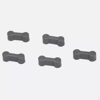5 штук соединителей для собак, детская игрушка, конструктор, соединительная муфта, сделай сам, модифицированная, компактная, создай железную дорогу gray