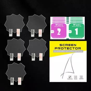 5 штук Защитная пленка для экрана Прозрачная Полная Защита от царапин Ударопрочная Чувствительная к касанию Аксессуары Простота использования Замена Anti Scratch Film
