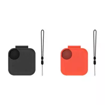 5# Силиконовый защитный чехол с защитным шнурком для наушников CMF Buds(черный)