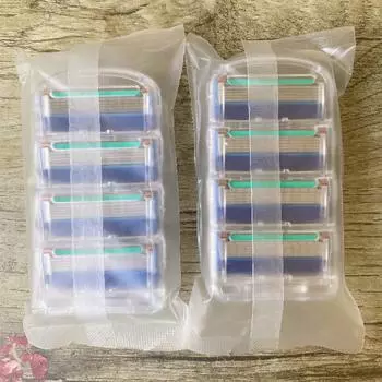 5 слоев лезвий для бритвы Gillettee Fusione 5 держатель для бритья 8/16 шт. лезвия для мужской ручной прямой бритвы 8PCS