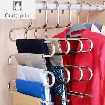 5-слойные многофункциональные вешалки для одежды, стеллаж для хранения брюк, подвесная полка для брюк, нескользящий органайзер для одежды, стеллаж для хранения