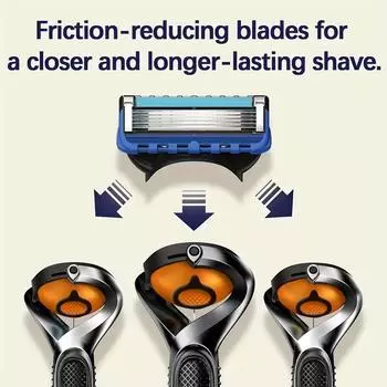 5-слойные сменные лезвия для бритвы Ручная бритва для влажного бритья Безопасная бритва Защита кожи Классический держатель для бритвенных ножей