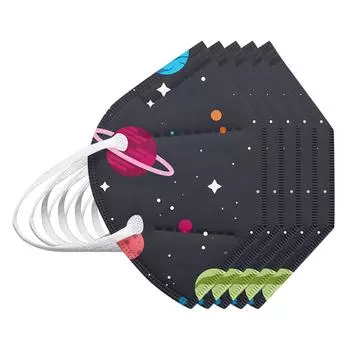 5-слойный фильтр для защиты от загрязнения маски высокой плотности для детей разноцветный