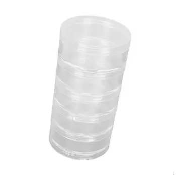 5-слойный футляр для хранения деталей часов, чехол для механизма, портативные инструменты 3.8 cmx9.7 cm