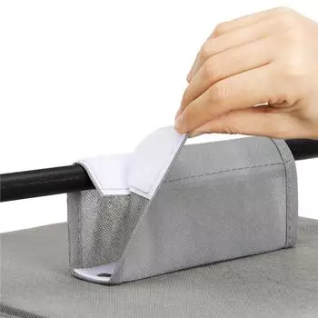 5-слойный серый подвесной органайзер для гардероба - идеально подходит для свитеров, джинсов, рубашек - в комплект входят аксессуары для подвеса в шкаф серый