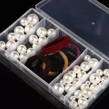 5 слотов прозрачный пластиковый ящик для хранения фруктовых вилок еда зубочистка органайзер коробка для бенто серьги таблетки бусины винт шпилька чехол