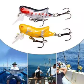 5 см/3,5 г приманка для ловли саранчи с острыми крючками, реалистичная бионическая верхняя вода, искусственный кузнечик, жесткая приманка, пресноводные аксессуары для морской рыбалки