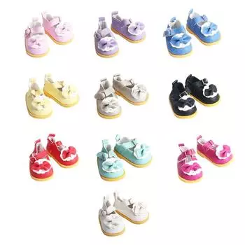 5 см детская игрушка для 14-дюймовой куклы бант из хлопка кукольная обувь кукольные сапоги кукольные аксессуары мини-туфли синий