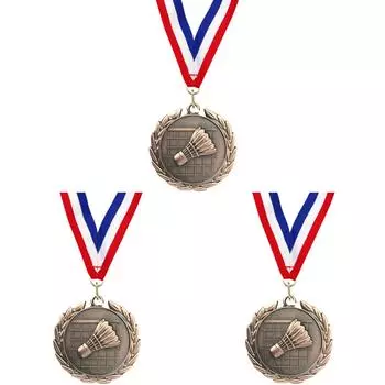 5 см медаль по бадминтону золотая/серебряная/бронзовая медаль за вечеринку (медь)