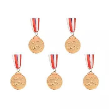 5 см Медаль по плаванию Металлические медали победителя для соревнований Партийная гонка (медь)