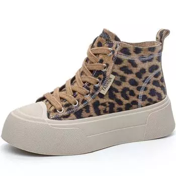 5 см новые синтетические кожаные весенние вулканизированные женские летние ботильоны мокасины на высокой платформе осенние туфли на плоской подошве 34 коричневый