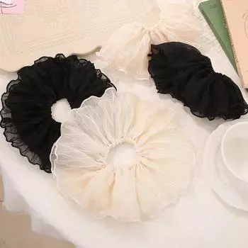 5 см сетчатая фея повязка на голову кольцо для волос головной убор модный головной убор для девочки милая резинка аксессуары для волос чёрный