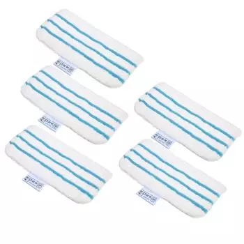 5 сменных насадок для швабры Black + Decker Steam Mop FSM1610/ FSM1630, моющиеся аксессуары для швабры