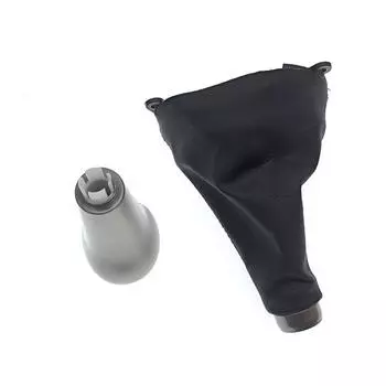 5 Speed Gear Shift Knob With Boot For Honda Civic 2006-2011
