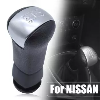 5 Speed Manual Gear Shift Knob Shifter For Nissan Qashqai X-Trail 2006-2013