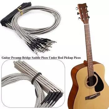 5 стилей для гитарного звукоснимателя Piezo Soft Acoustic Under Rod гитарного предусилителя Bridge Saddle Piezo 3
