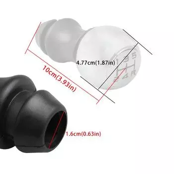 5-ступенчатая ручка переключения передач автомобиля, матовый алюминиевый сплав VTS для Peugeot 106 206 306 406 107 207 307 407 301 308 2008 3008