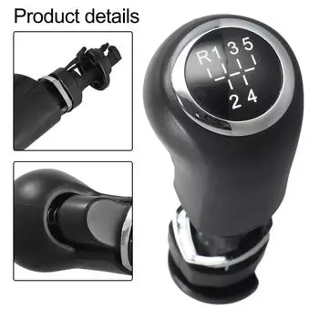 5-ступенчатая ручка переключения передач рычаг для Opel для Vauxhall Corsa D 2006-2014 автоматические переключатели передач головка штока ABS детали интерьера CHINA