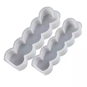 5-ти полостная форма для свечей в форме сердца с любовью DIY Ароматерапия Гипсовая силиконовая форма Домашний декор Украшение Ручная работа Изготовление свечей Формы из смолы S