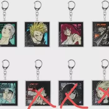 5 Types Of Sakamoto Days Sakadei Double-sided Key Rings