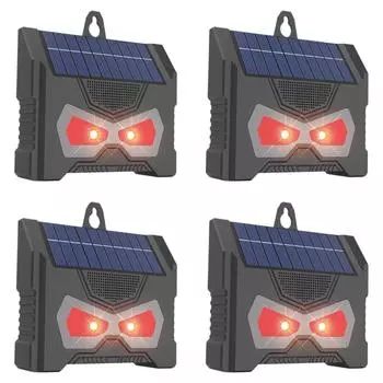 5 # Ультразвуковой солнечный отпугиватель животных отпугиватель кошек на открытом воздухе со светодиодной мигающей лампой