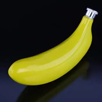 5 унций из нержавеющей стали Банановая бутылка для вина Бутылка для вина Виски Бутылка для фляг Питьевая бутылка для алкоголя Портативная бутылка для питья