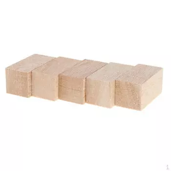 5 упаковок из бальзового дерева, брусков, стержней, сделай сам, моделирование, деревообработка - 30x30x80 мм