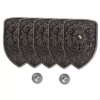 5 упаковок кнопок для багажа для поделок, пряжек из ткани, застежек для ремня своими руками, брелоков Style A