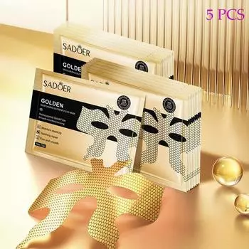 5 упаковок масок для глаз «Золотая бабочка», против морщин, темных кругов, осветления тонких линий, увлажняющая маска для глаз 5pcs