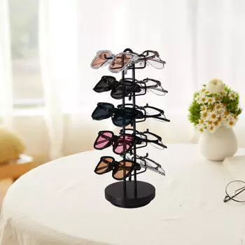 5-уровневая витрина для солнцезащитных очков, украшения для интерьера, офисные подарки чёрный
