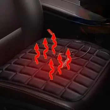 5 В/12 В квадратная нагревательная квадратная подушка для сиденья автомобиля подушка для сиденья на все времена года зимняя подушка для сиденья аксессуары для салона автомобиля
