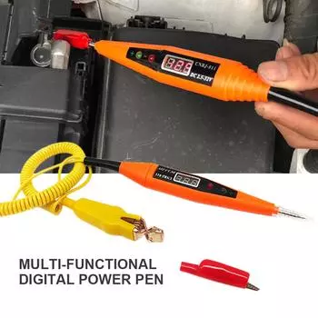 5 В 24 В 12 В электрический испытательный зонд для автомобильного тестера Volt Auto Battery Diagnostic Tools Truck Trailer Motorcycle Accessories