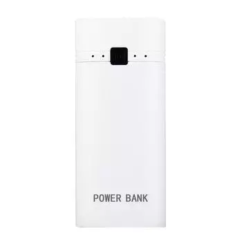 5 В 2/4 слота 5600 мАч/10000 мАч 18650 чехол для батарейного отсека DIY Power Bank зарядное устройство чехол для зарядки 2/4x18650 литий-ионных батарей 2 slot белый