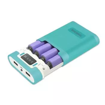 5 В 2/4 слота 5600 мАч/10000 мАч 18650 чехол для батарейного отсека DIY Power Bank зарядное устройство чехол для зарядки 2/4x18650 литий-ионных батарей 4 slot синий