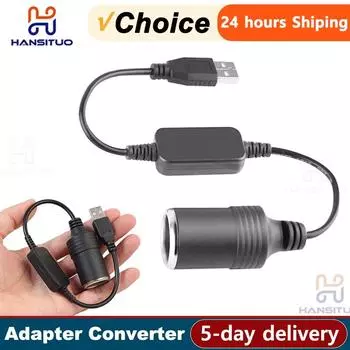 5 В 2 А USB в 12 В автомобильный прикуриватель адаптер-конвертер проводной контроллер разъем адаптер аксессуары для салона автомобиля
