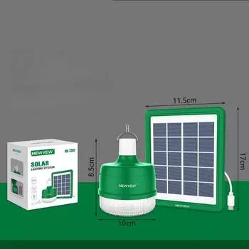 5 В/30 Вт поликристаллическая солнечная панель осветительная лампа солнечная система освещения солнечный фонарь светодиодная лампа с зарядным кабелем TYPE-C