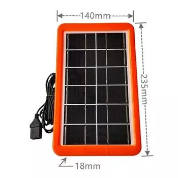5 В/6 В резиновая рамка 3 Вт/3,5 Вт солнечная панель удобная зарядка водяной насос источник питания для путешествий на открытом воздухе пыле- и водонепроницаемость