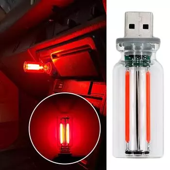 5 В ночник светодиодная лампа накаливания портативное освещение Plug Play USB лампа атмосферный свет декоративный для окружающей среды светодиодные лампы E7I9